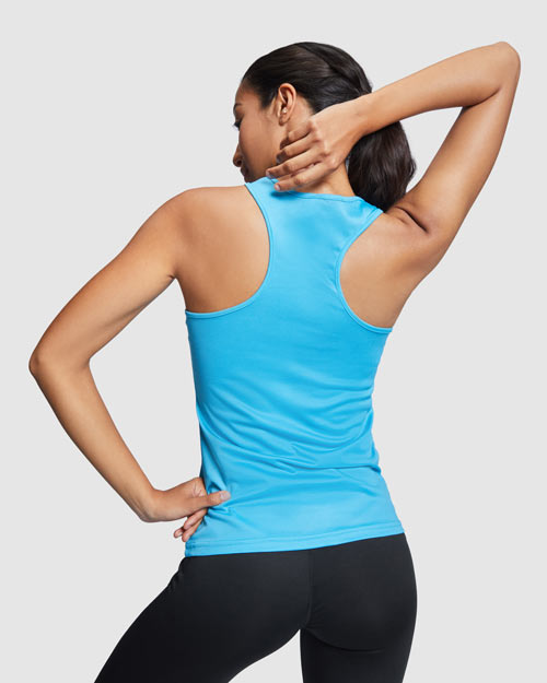 camiseta deportiva tirantes mujer personalizada