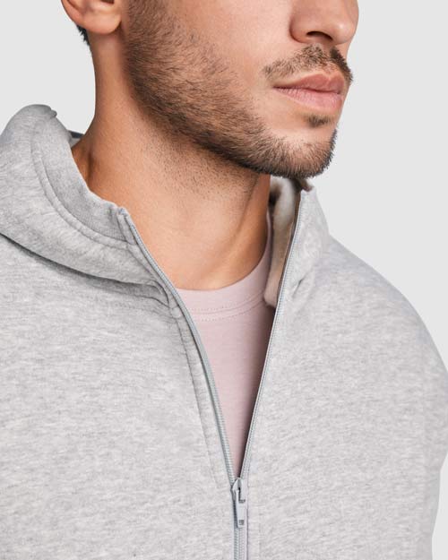 sudadera cremallera y capucha personalizada