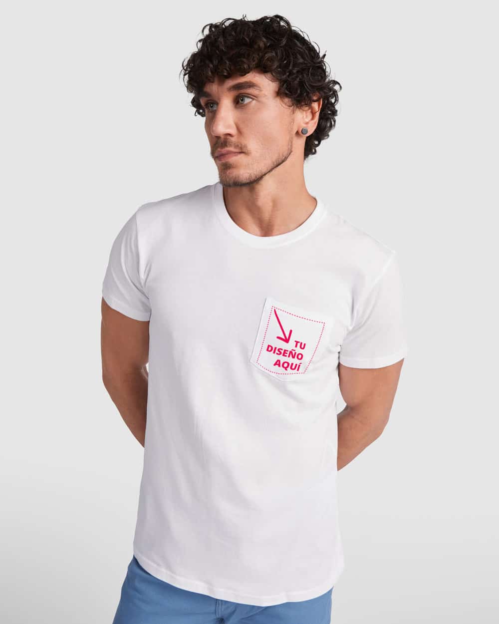 Camiseta personalizada con bolsillo