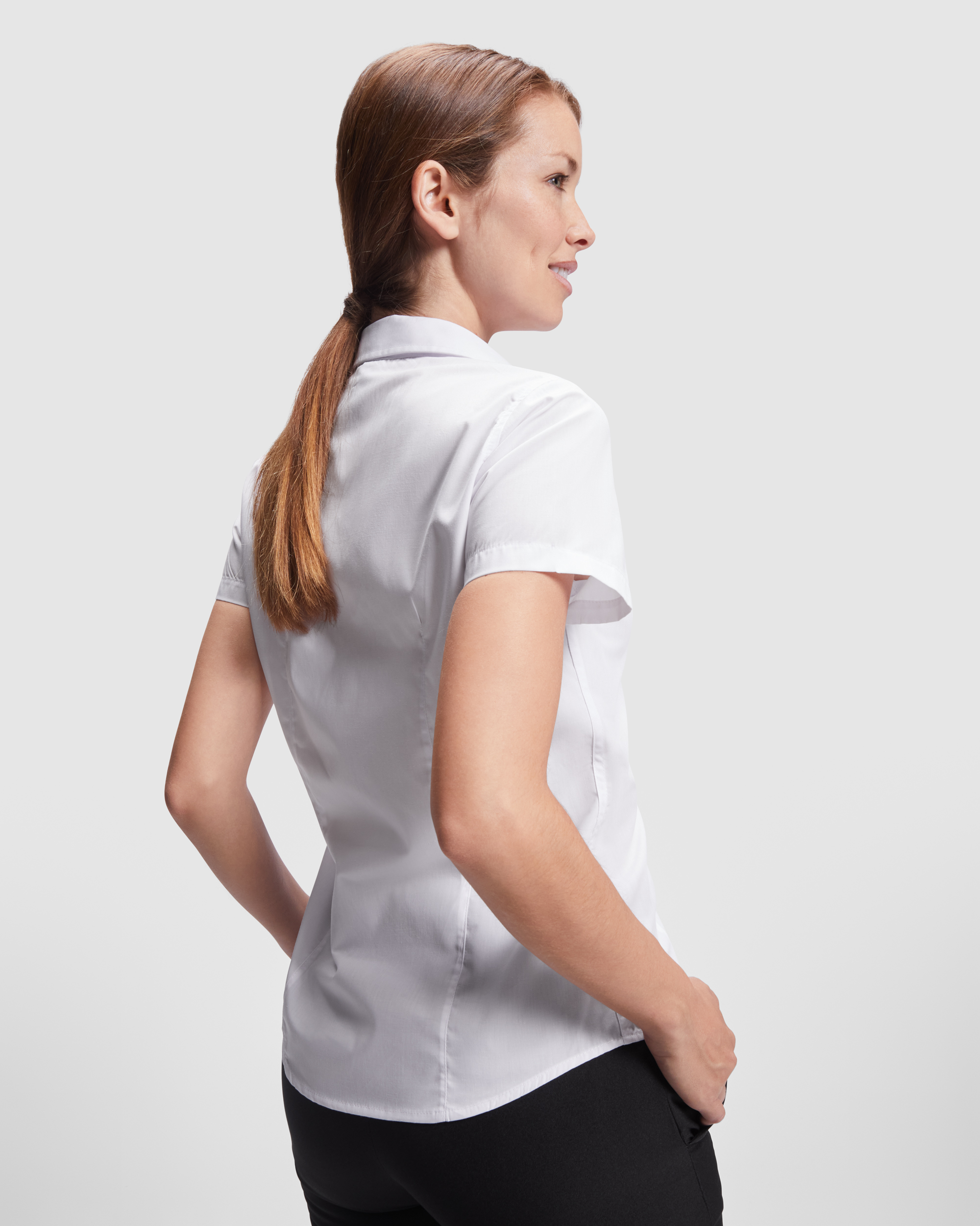 Camisa clásica mujer manga corta - Imagen 3