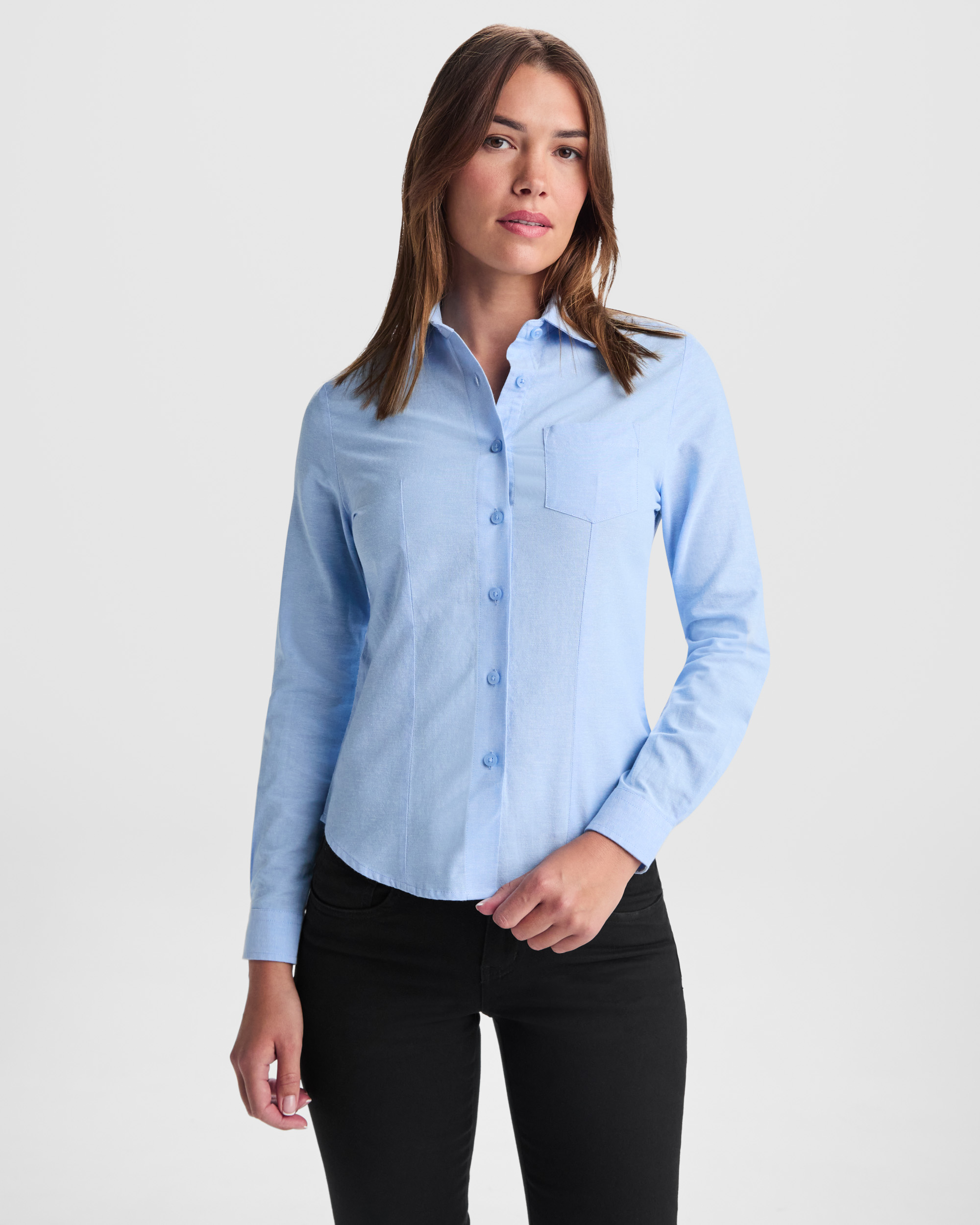 Camisa premium bolsillo mujer - Imagen 2